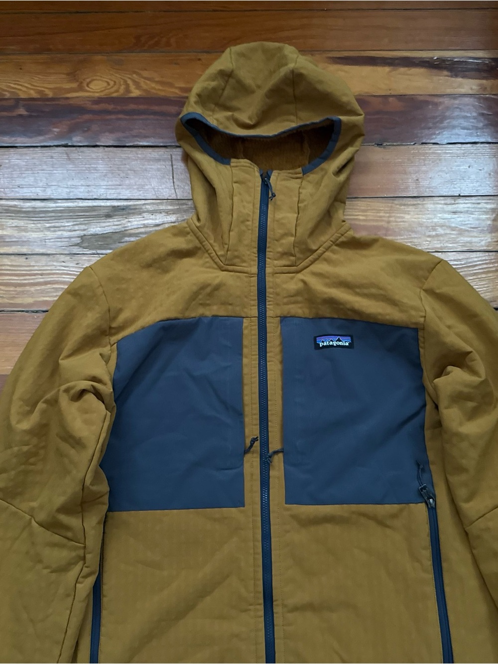 Patagonia R2 TechFace Hoody Jacket Men’s Medium Raptor Brown - Picture 3 of 7